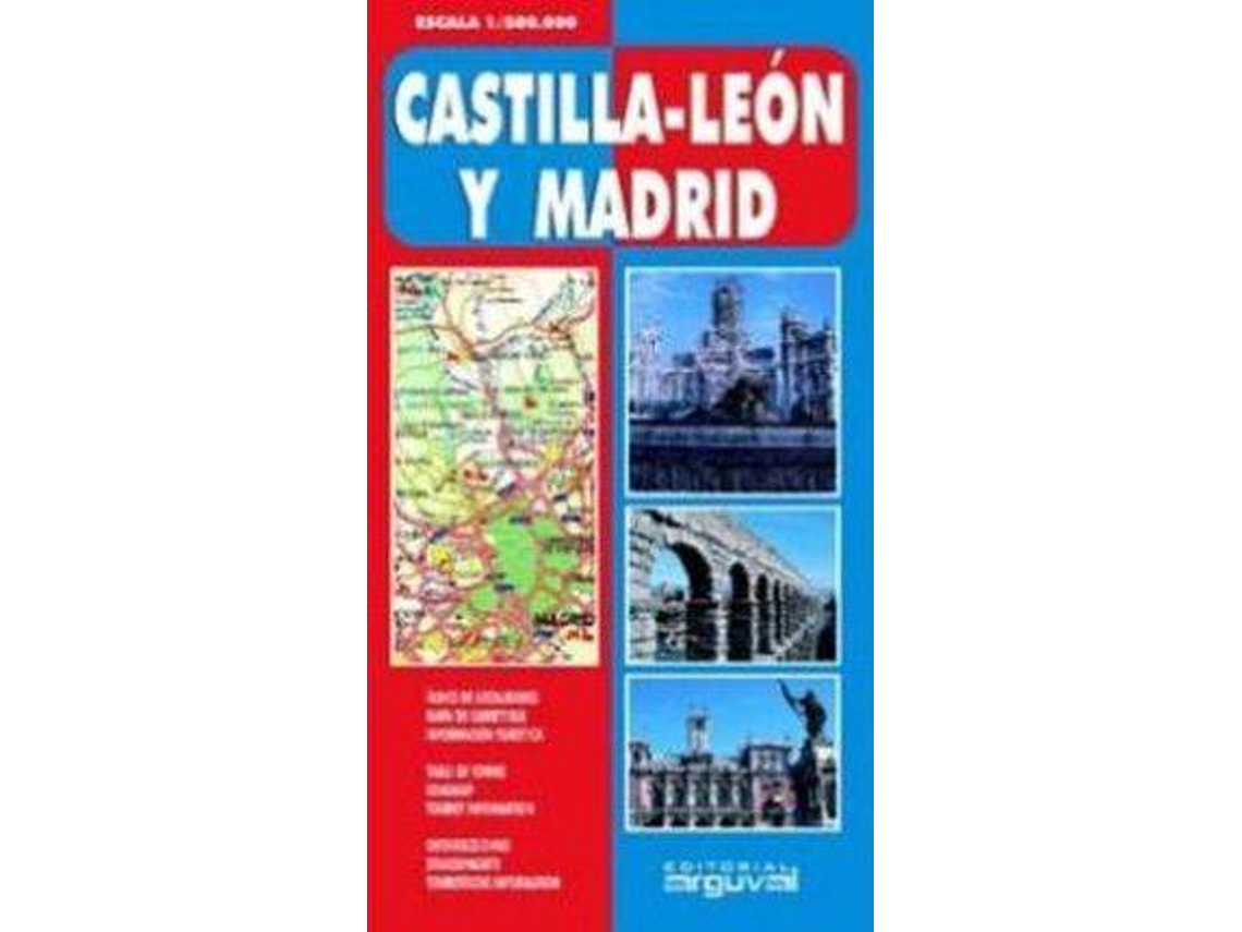 Libro Mapa De Madrid, Castilla-Léon de Arguval (Español)