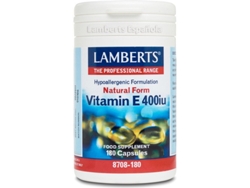 Complemento Alimentar LAMBERTS Vitamina E Natural 400Ui 180Tab