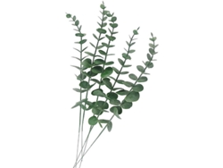 10 Tallos De Hojas Artificiales De Eucalipto Gris Verdoso Para Decoración Floral, Bodas, Oficinas Y Hogares.