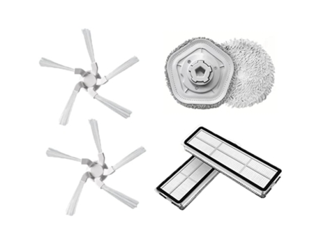 Para xiaomi dreame bot w10 escova lateral lavável filtro hepa