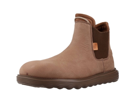Zapatos de Hombre HEY DUDE Branson Piel Marrón (41)