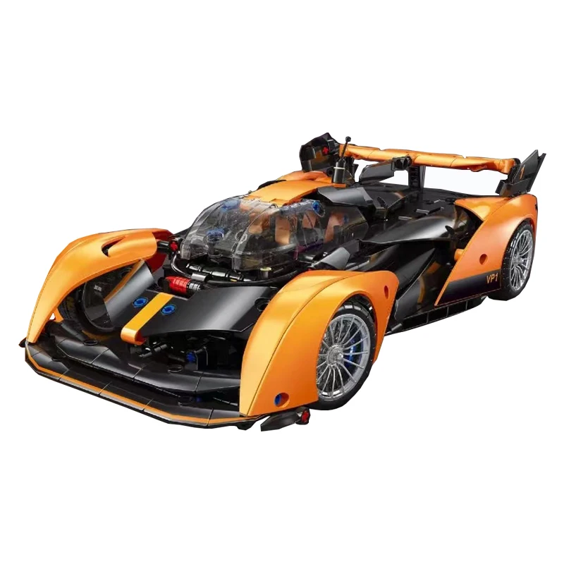 Coche Deportivo Teledirigido, Modelo De Construcción De Bloques, Juguete.