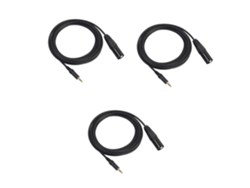 Adaptador De Cable De Audio Usb A Xlr De 3 Piezas Con Micrófono, Fácil Conexión Para Pc Y Grabación.