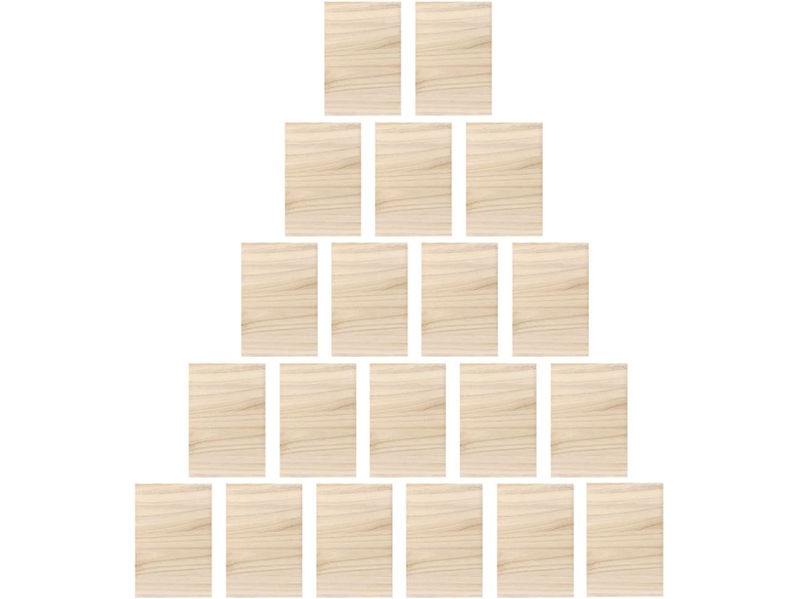 Tabla de madera para romper taekwondo, juego de 20 piezas