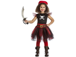 Disfraz de Niña DISFRAZZES Pirata Tutú (Talla: 5 a 6 años)