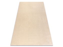 Alfombra De Lana Textura 488.12.la100 Osta - Olas, Marco Geométrico Estructural Crema