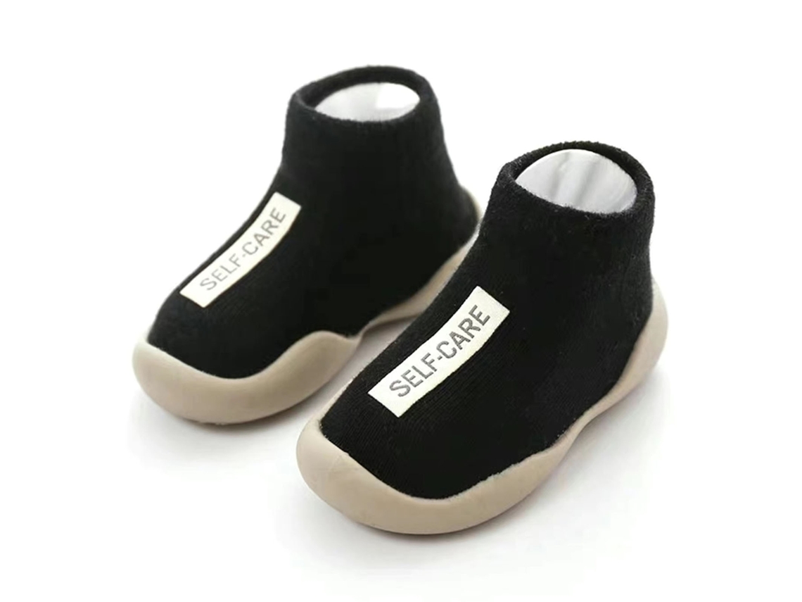 Calcetines Y Zapatos De Bebé De Algodón Transpirable, Antideslizantes, Suaves Y Elásticos Para Interior Y Exterior, Tallas 24-25.
