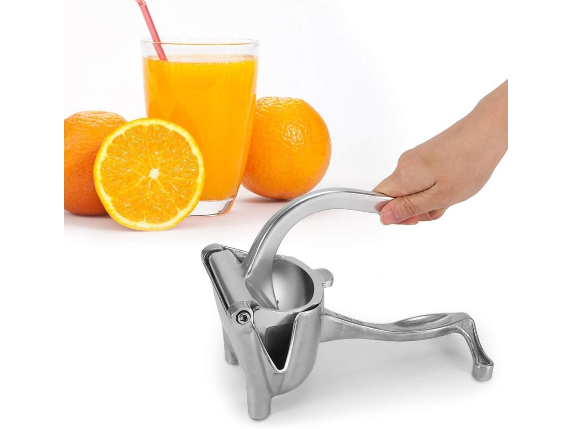 Exprimidor de limón manual portátil de acero inoxidable para cítricos, limón, naranja, exprimidor y extractor Truyuety