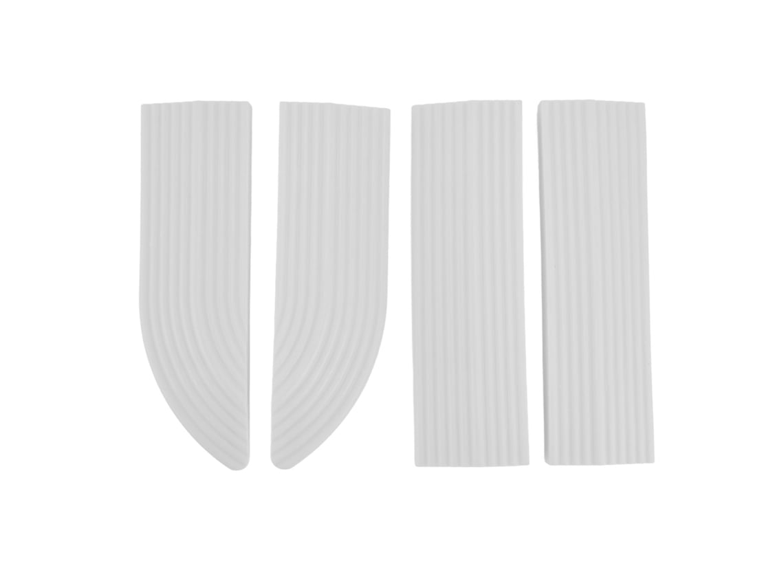 4 Limitadores De Puerta Antideslizantes De Goma Para Aspiradora Y Silla De Ruedas (sin Montaje)
