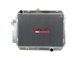 Radiador de aluminio Mazda B Core 405 mm x 570 mm Total 525 mm x 700 mm Diámetro 35 mm Serie, Compatible con Ford Courier OEM