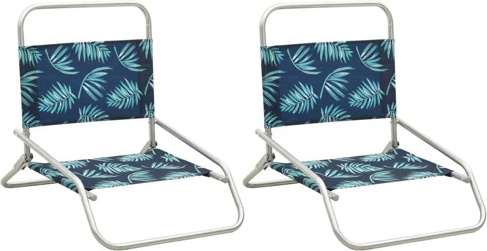 Silla de Playa VIDAXL Plegable 310373 (51x61x58 cm - Tela)