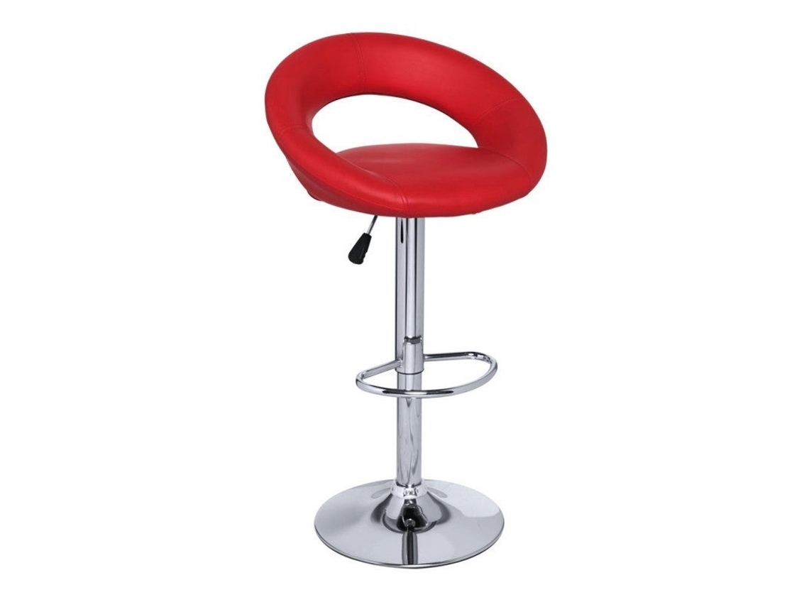 DUDECOR Taburete Tornio Rojo