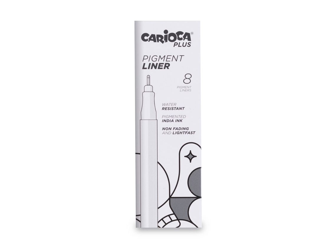 Rotulador Fino CARIOCA Plus 0.3mm Negro 45254