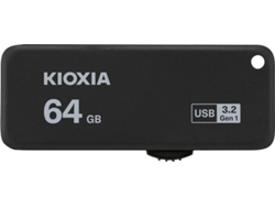 Kioxia Transmemory U365 Unidad de memoria USB 64Gb Usb tipo A 3.2 Gen 1 3.1 Gen 1 Negro