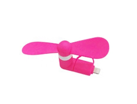 Mini Ventilador SLOWMOOSE Portátil USB para Smartphone Samsung / Xiaomi Android 5 V Rosa