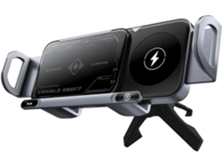 Soporte Cargador Inalámbrico Para Coche, Pantalla Plegable, Carga, 15w, Teléfono