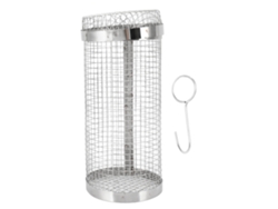 Cesta Para Barbacoa De Acero Inoxidable, Resistente Al Calor Y A Prueba De Óxido, Ideal Para Barbacoas Y Acampadas, 30 Cm.