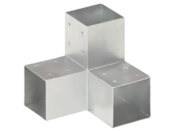 Base de poste en forma de Y de 91 x 91 mm de metal galvanizado Lovely Home