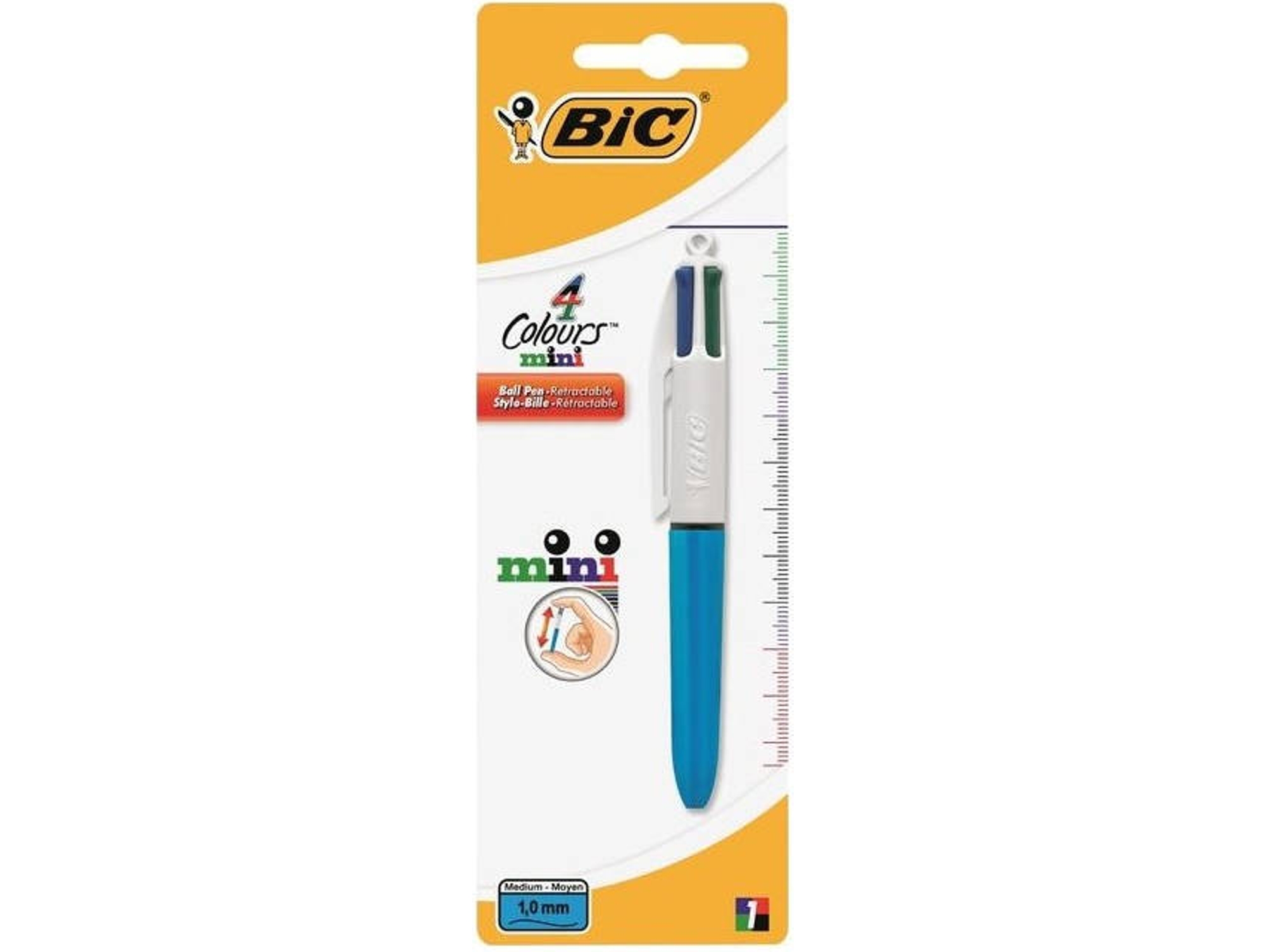 Bolígrafo BIC 4 Colours Mini Multicolor