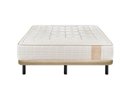 Pack de Colchón Muelles Ensacadas Visco-Grafeno + Base Tapizada 3D RELAX (135 x 200 cm)