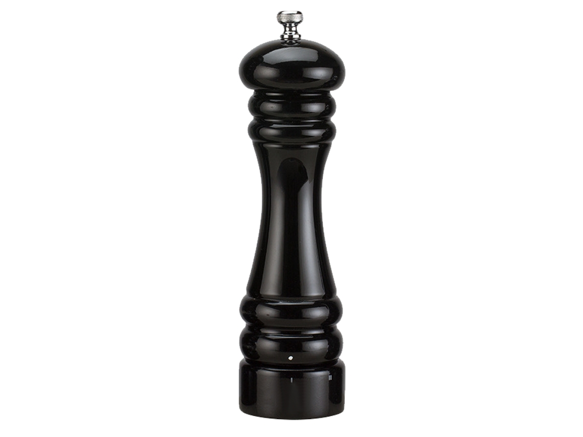 Molinillo de pimienta de madera de haya, utensilio de cocina, 8 pulgadas, manual