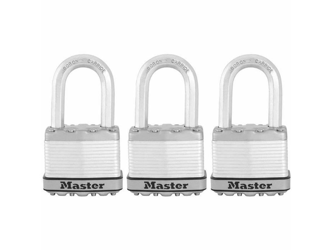 Candado de llave MASTER LOCK (3 Unidades)