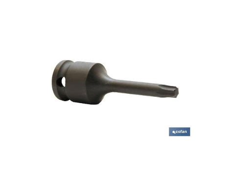 Vaso impacto 3/8 torx macho t-10
