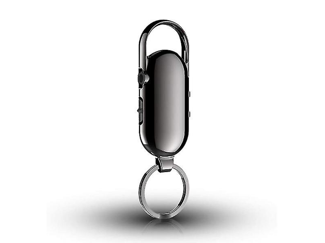 Mini grabadora de voz, dispositivo de grabación digital de 16 GB Yizhood (negro)