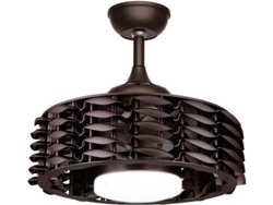 Ventilador de Techo CRISTALRECORD Alum Negro (28 W - Diámetro 55 cm)