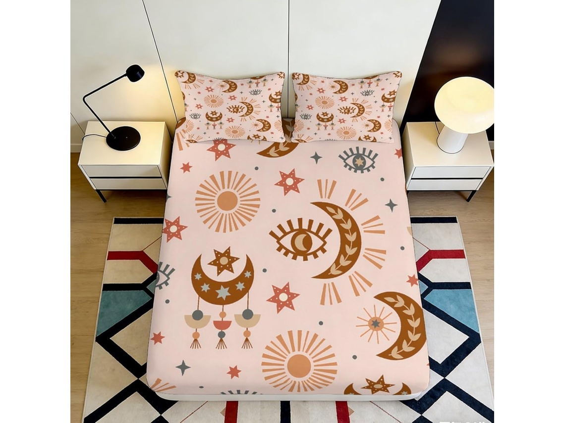 Estampado Microfibra Microfibra Diseño Almohada Juego Color 200x25cm