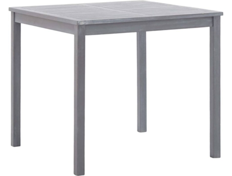 Mesa de comedor de jardín VIDAXL Gris Madera (180x90x75 cm)