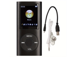 Reproductor de MP3 Cuich Reproductor de música MP3 multifuncional Calidad de sonido sin pérdida, Ultrafino, Pantalla LCD de 1,8 pulgadas, Portátil 8 GB