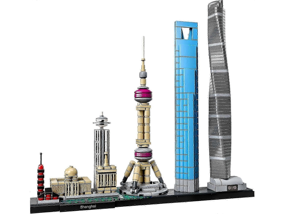 Colección 2025 Arquitectura clásica mundial Horizonte de Shanghái Kit de bloques de construcción Modelo clásico Juguete DIY para niños Hengjian