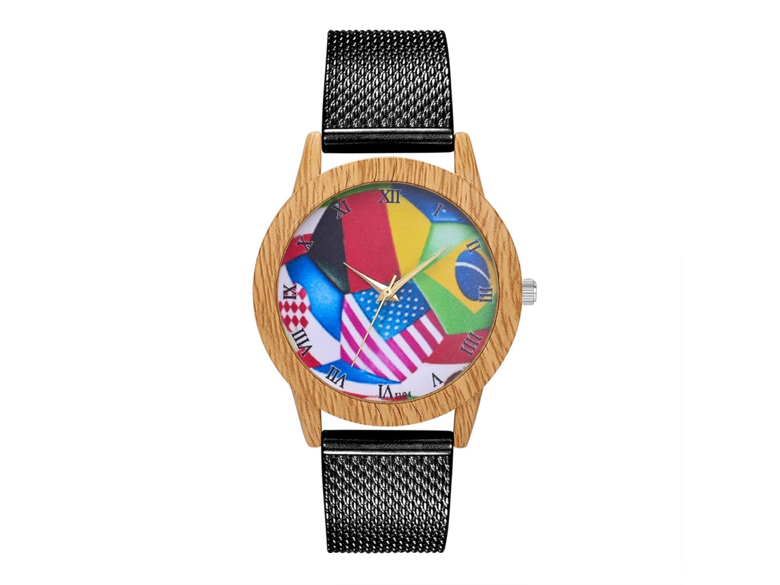 Reloj De Pulsera Analógico De Aleación Quartz Moda Casual T104-f (negro)