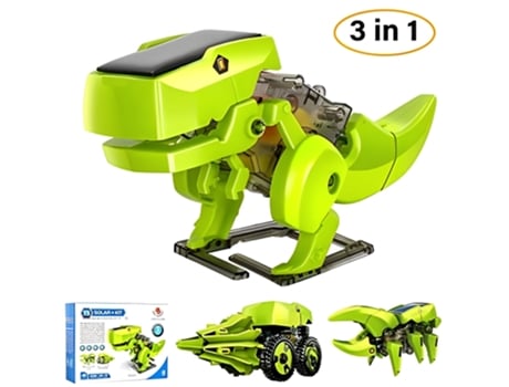 Juguetes De Robot Solar Para Niños 3 En 1 Diy Construcción De Dinosaurios Juguetes Educativos Kits De Ciencia Regalo VENISYMLIS