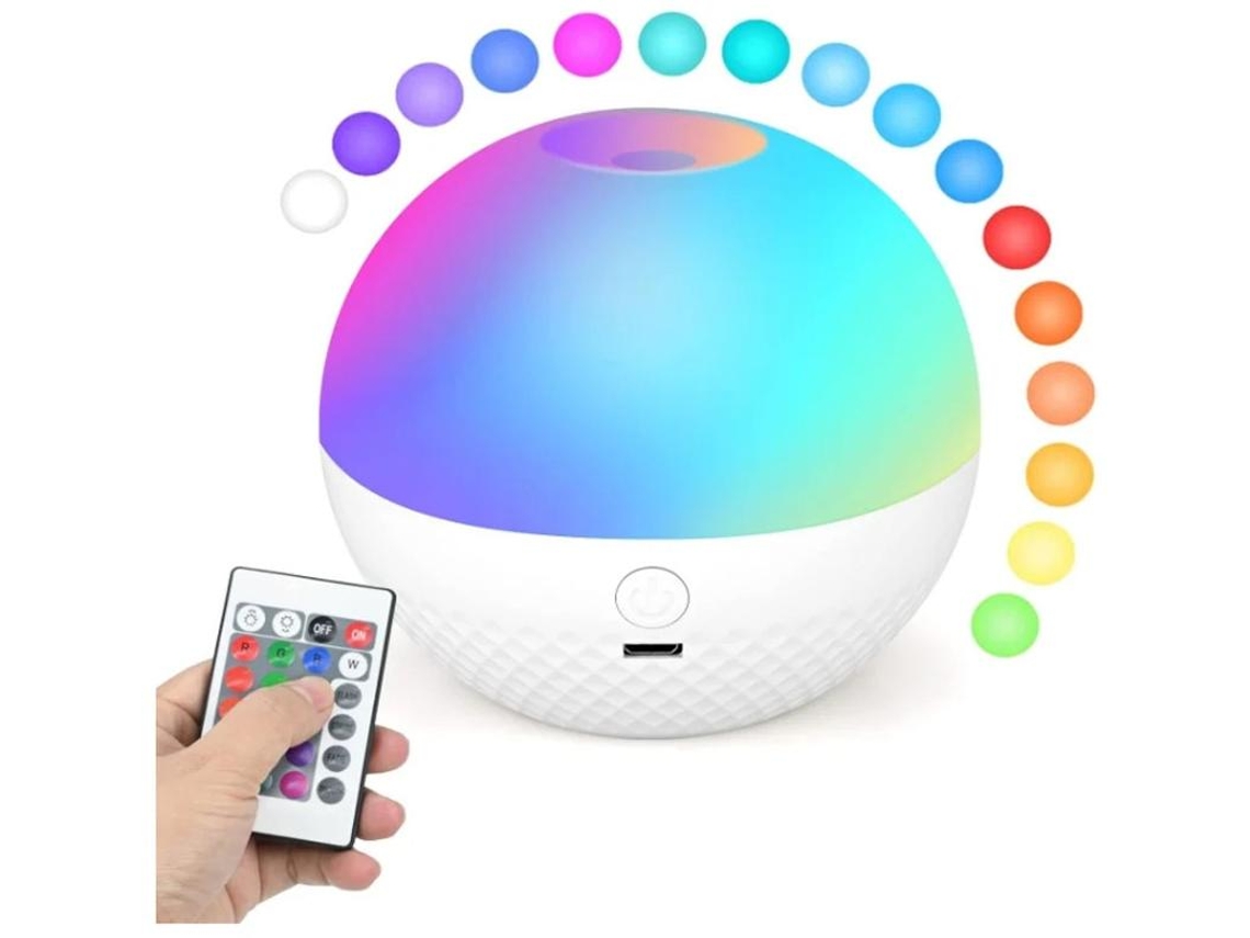 Luz Nocturna Para Niños Luz Nocturna Sensible Al Tacto Luz Led Para Habitación Con Control Remoto 16 Colores Cambiando Brillo Ajustable Usb Yizhood