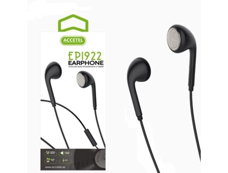 Auriculares Con Cable ACCETEL Ep1922 (Negro)