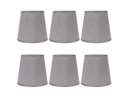 2026-6pcs Lámparas De Tela Moderna Para Lámpara De Pared Y Candelabro Con Rosca E14, Accesorio De Lámpara