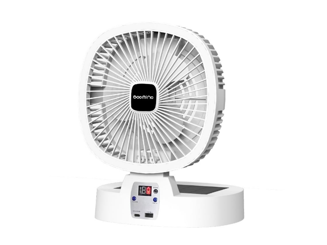 Ventilador Solar Para Exteriores, La Opción Ideal Para Picnics, Barbacoas Y Excursiones De Pesca*.