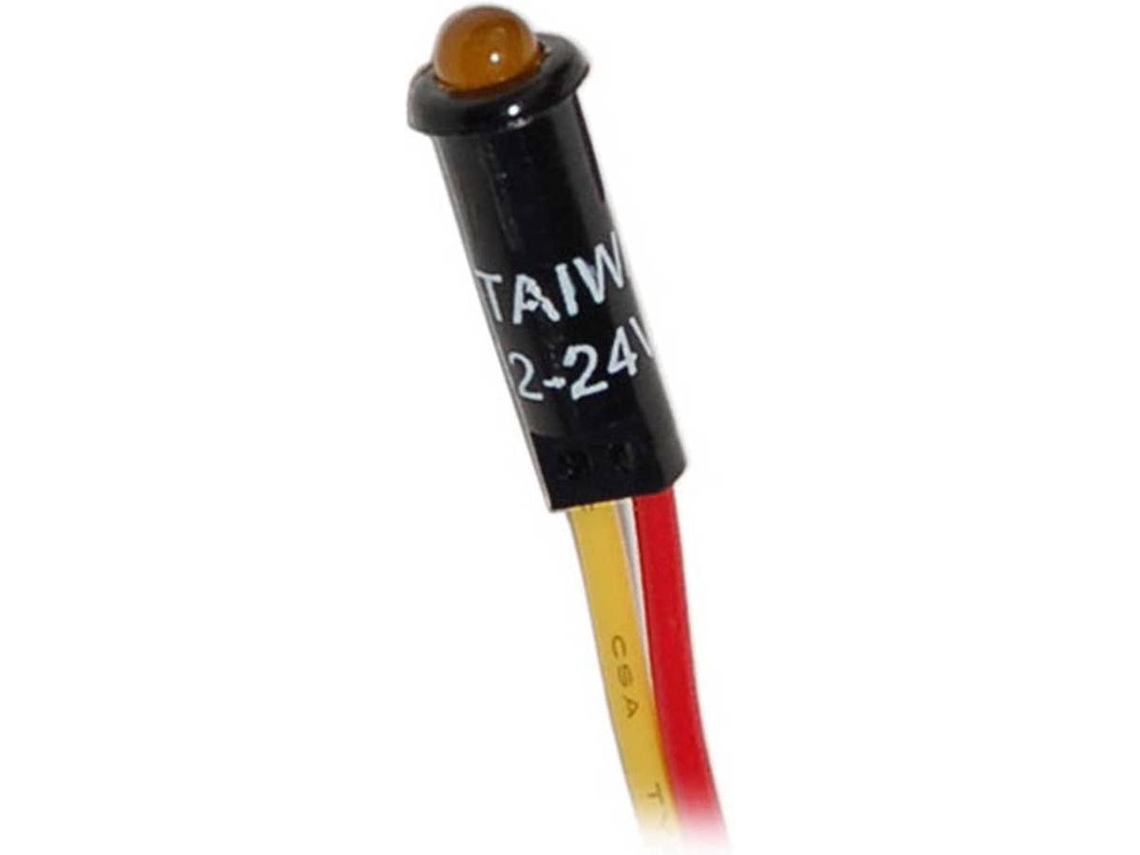 Luzes BLUE SEA Amber Led Indicator Light 124V Negro