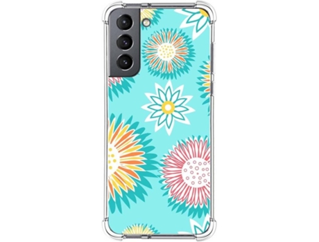 Carcasa Samsung Galaxy S21 5G TUMUNDOSMARTPHONE Dibujos Antigolpes Flores 05 Multicolor