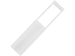 Prateleira Extensível De Plástico Branco Yarnow Para Guarda-roupa, Fácil De Limpar, Para Organizar Guarda-roupas E