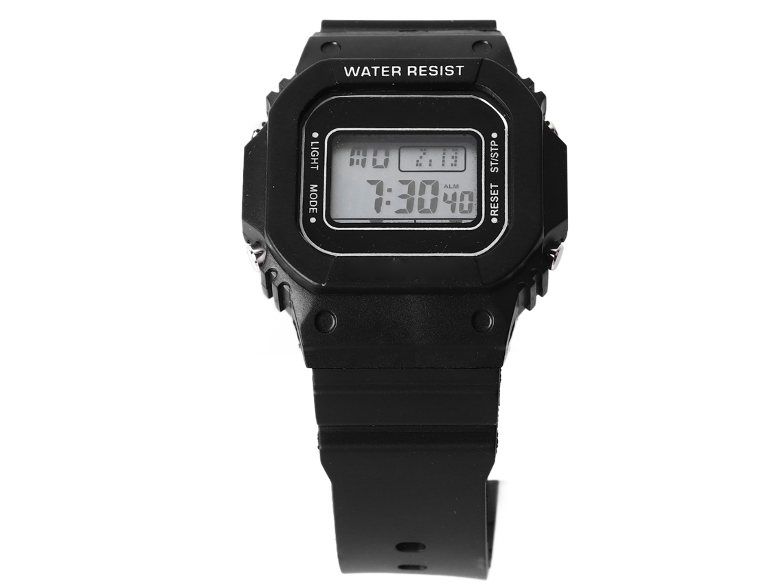 Reloj Deportivo Inteligente Led Unisex, Resistente Al Agua, Para Correr Y Caminar, Negro.