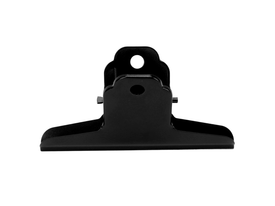 Pinza De Acero Para Papeles Y Archivos, Clip Fuerte Y Duradero, Tamaño Grande Para Oficina, Hogar Y Escuela, Negro