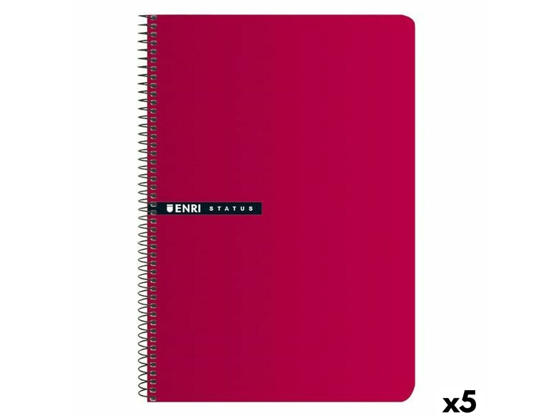 Cuaderno ENRI 70 gr Rojo