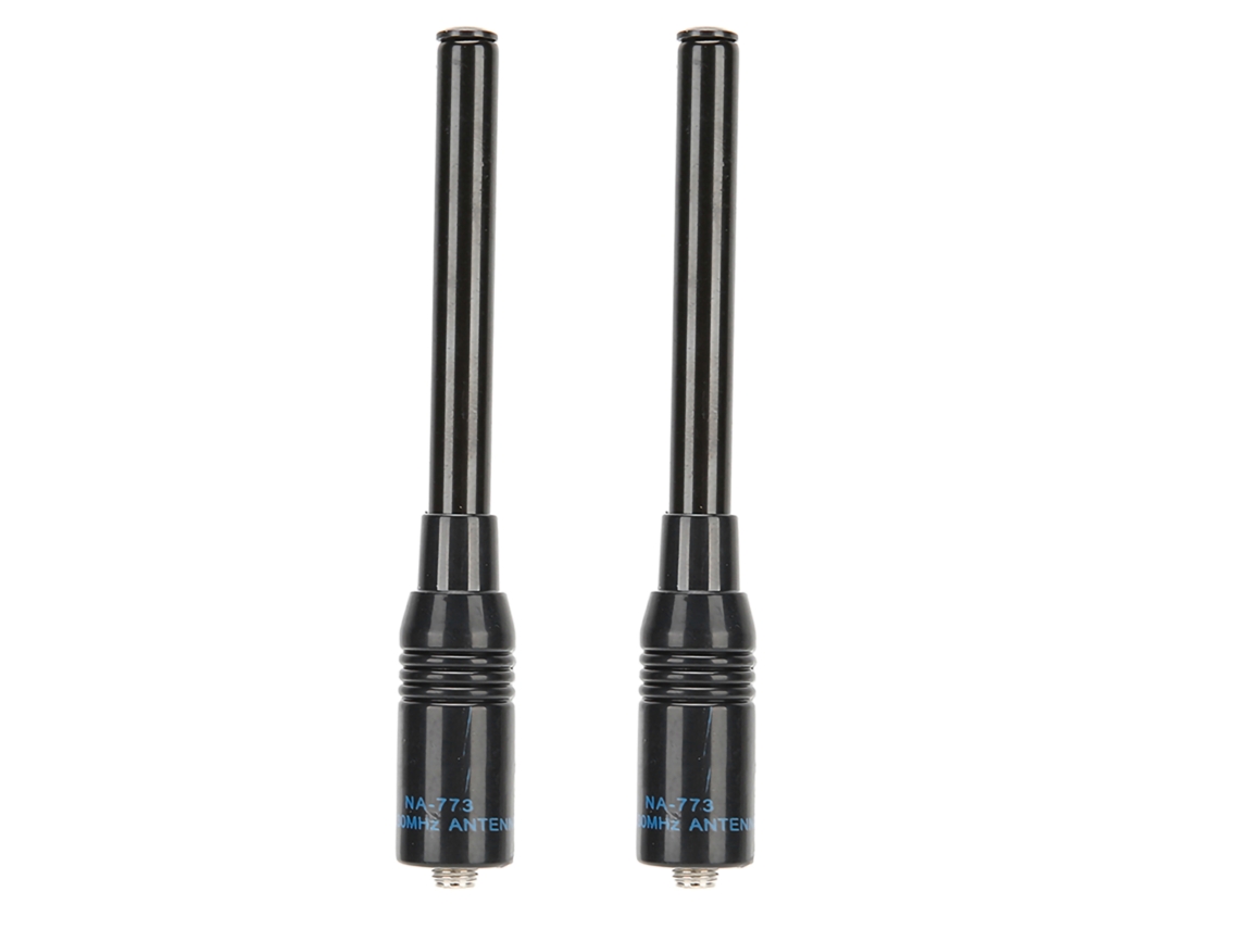 Antena Telescópica De Doble Frecuencia Sma-f 144/430 Mhz Para Radios Btech Baofeng Abs