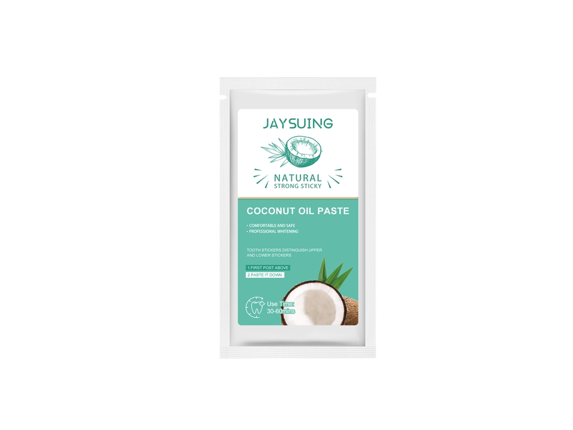 Parche blanqueador con aceite de coco