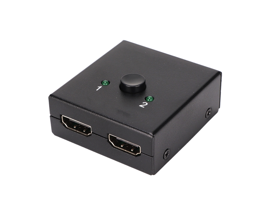 Divisor/conmutador De Interfaz Multimedia 4k Hd 60hz 2x1/1x2 Para Ps4, Pc, Ios Y Tv