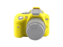 Funda protectora de silicona suave para Nikon D5300 amarilla Zruxe
