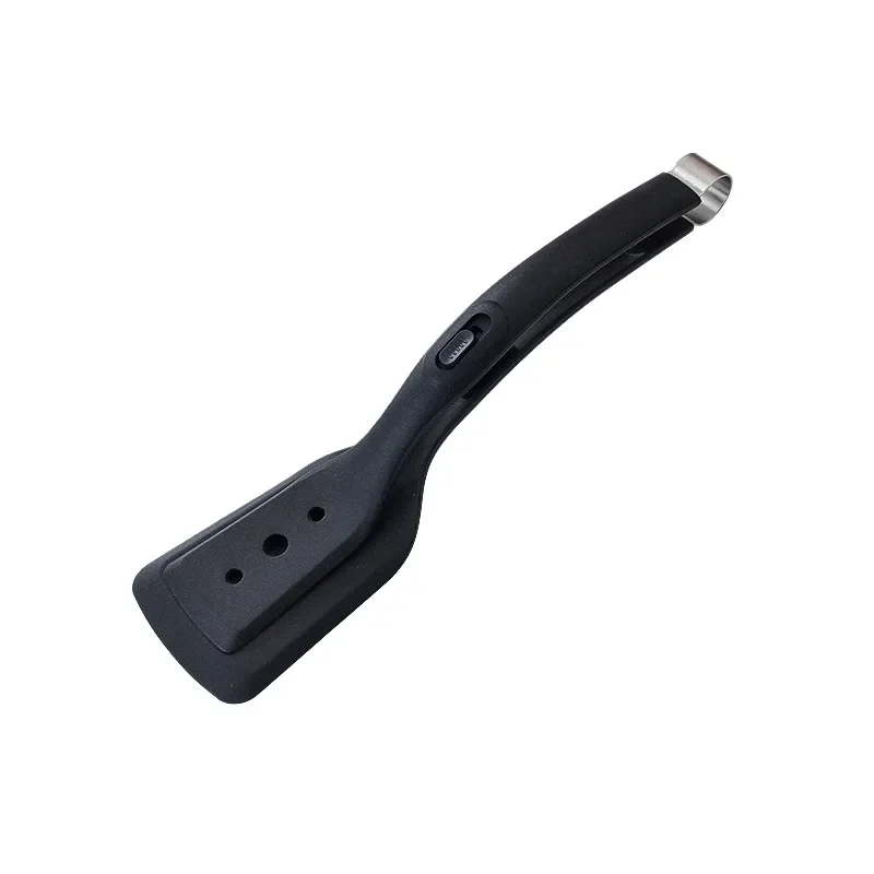(negro) Clip Abatible 2 En 1 Con Mango De Silicona Antiadherente, Accesorio De Cocina